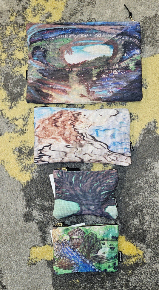 Breath of Goddess Zip Pouches