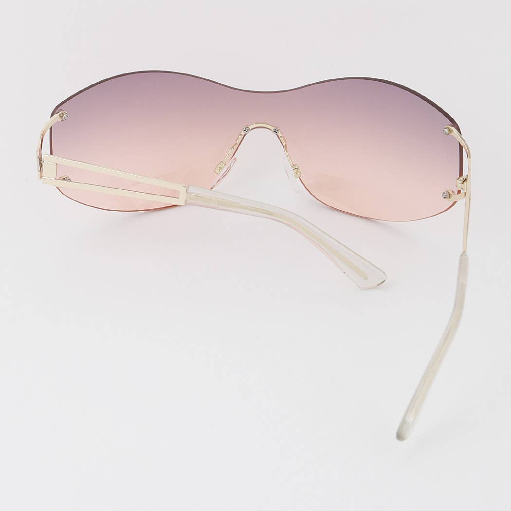 Rimless Luxury Gradient Sunglasses