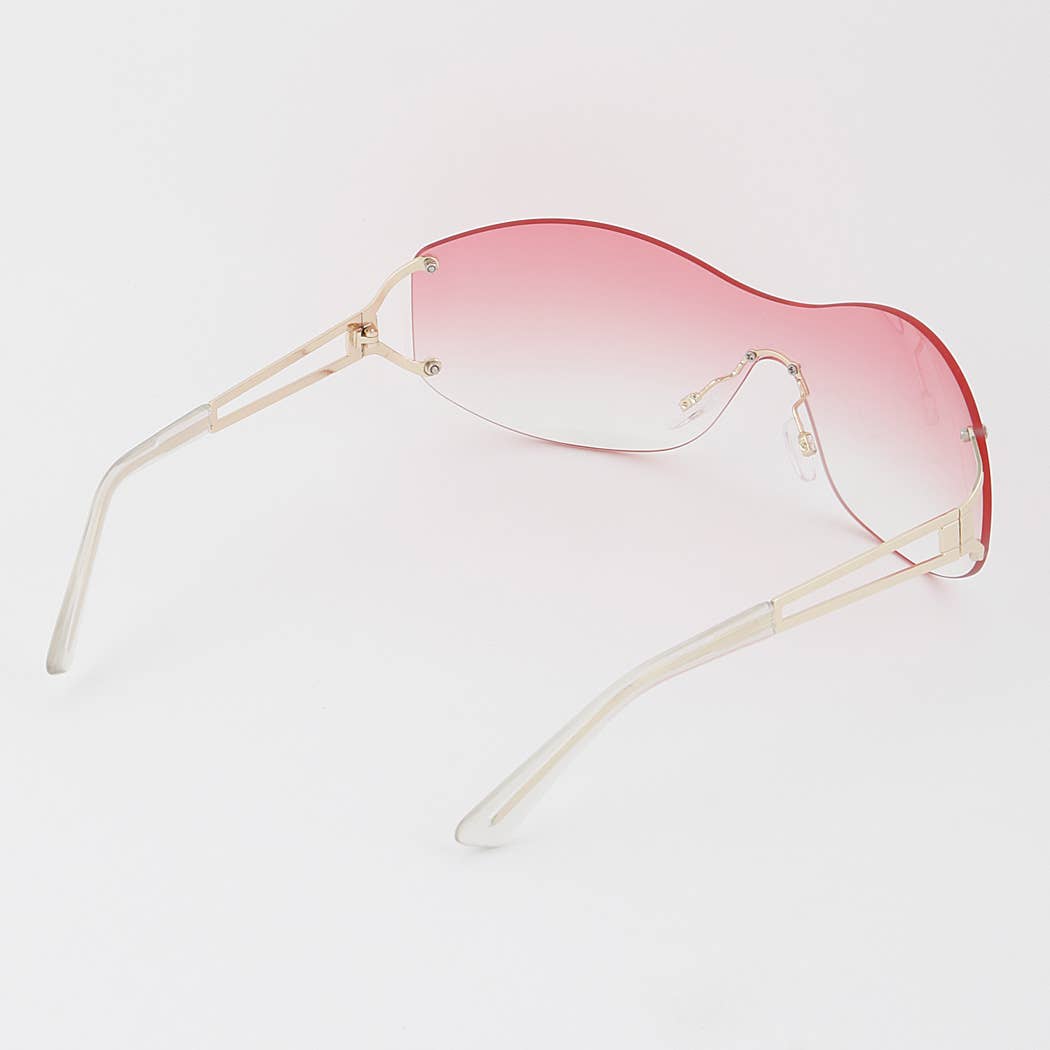 Rimless Luxury Gradient Sunglasses