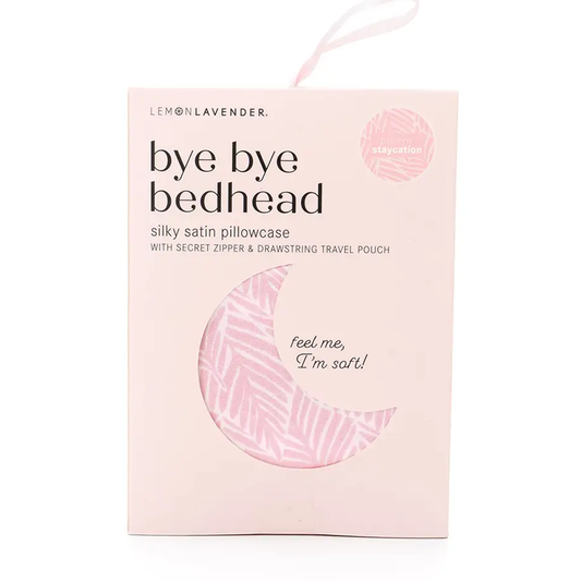 Lemon Lavender Bye Bye Bedhead Silky Satin Pillowcase