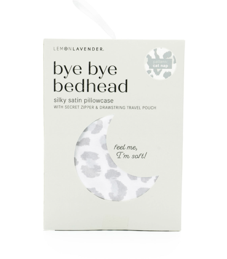 Lemon Lavender Bye Bye Bedhead Silky Satin Pillowcase