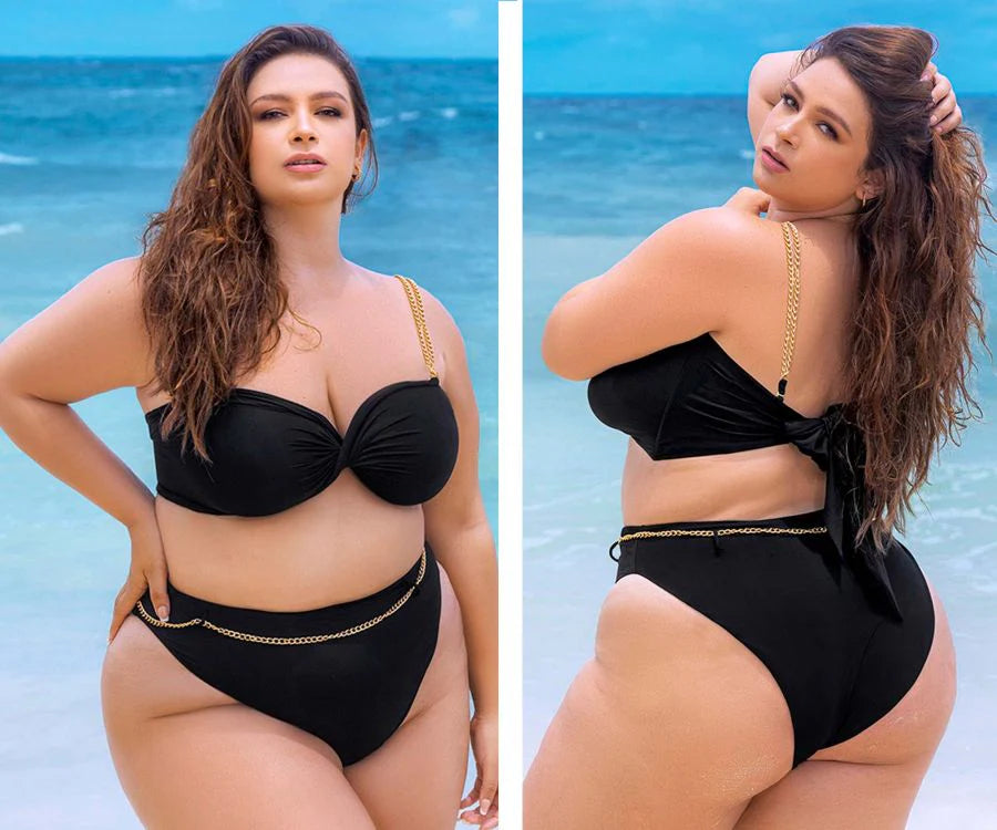 Two Piece Swimsuit Black