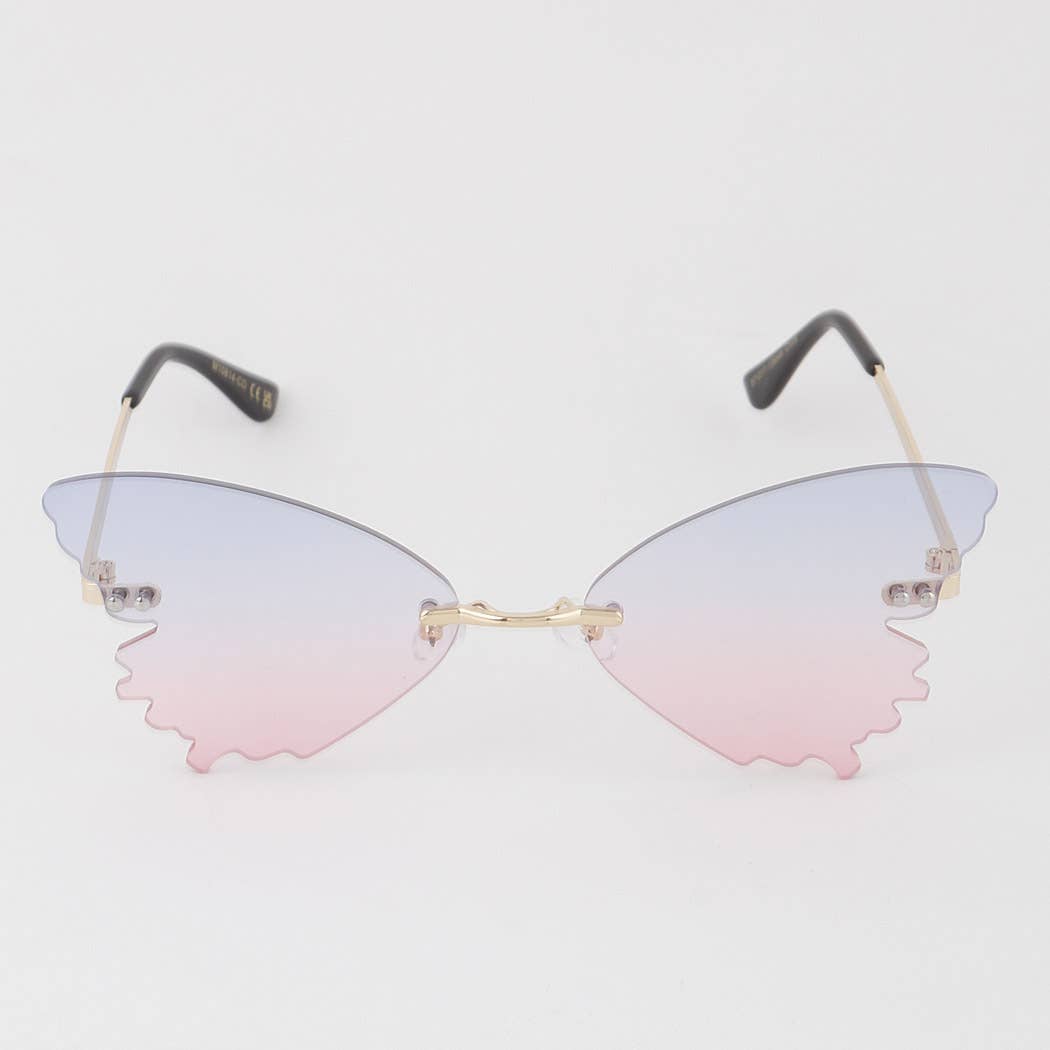 Gradient Butterfly Wings Sunglasses