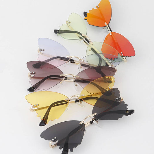 Gradient Butterfly Wings Sunglasses