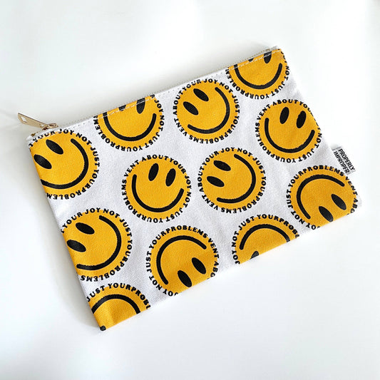 Vent About Your Joy Not Just Your Problems Canvas Pouch