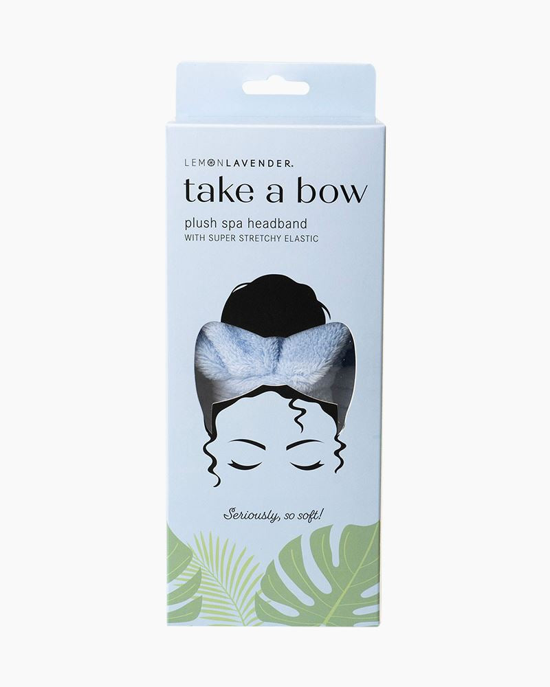 Lemon Lavender Take a Bow Headband