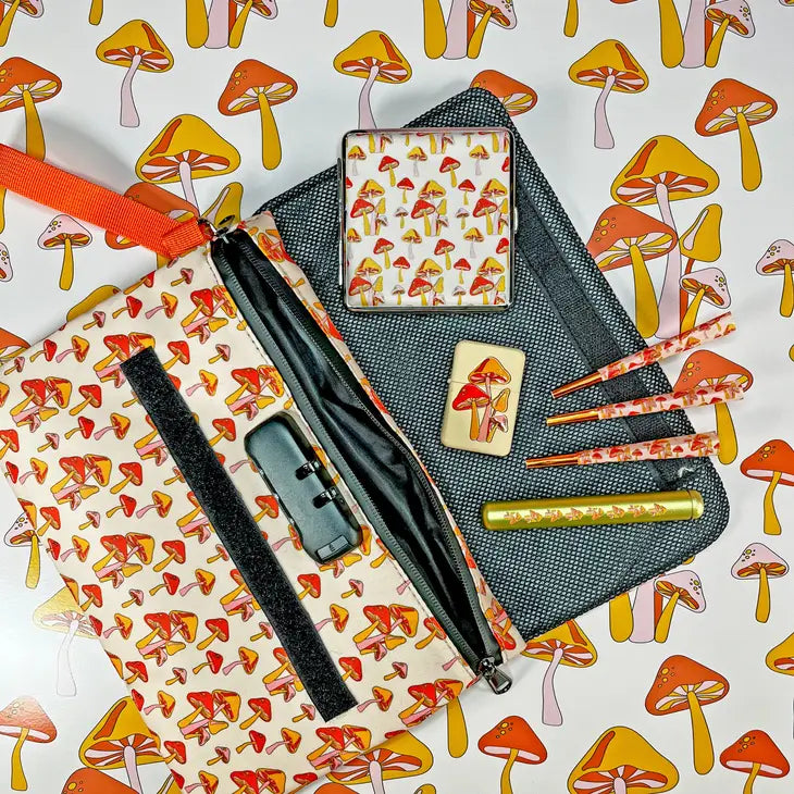 Mushroom Smell Proof Bag with Lock